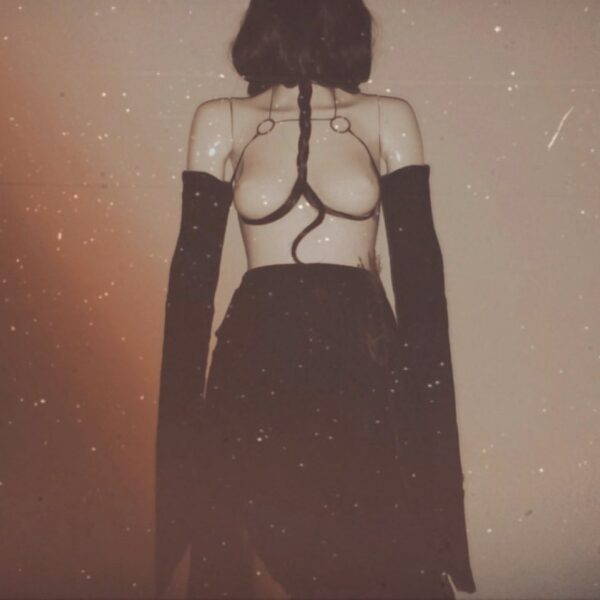 Number ( IX- VI ) black mesh sleeves (ONE OF A KIND)